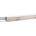 Legrand Prewired Raceway: 1 Circuits, 6 Outlets, NEMA 5-15R, 3 ft Lg, 1 5/16 in  W x 7/8 in  H, Steel, Ivory