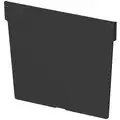 Divider, Black, ESD Conductive No, Overall Height 4-7/8", Overall Length 6-5/8"