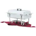 Chafer: 23-1/4 in L x 14-1/4 in W x 14-1/4 in H, Stainless Steel