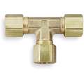 Brass Compression Union Tee, 3/8" Tube Size