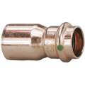 Copper Reducer, FTG x Press Connection Type, 1-1/2" x 1-1/4" Tube Size