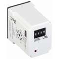 Dayton Single Function Time Delay Relay, 120VAC/DC Coil Volts, 10A Contact Amp Rating (Resistive), Contact