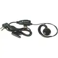 Motorola Earpiece, Black, 48" L, Swivel Ear Loop