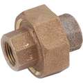 Union: Brass, 1 in x 1 in Fitting Pipe Size, Female NPT x Female NPT, Class 250, 3 in Overall Lg