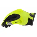 Mechanix Wear Impact Resistant Gloves, Synthetic Leather, D30, Armortex Palm Material, High Visibility Green, 1