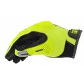 Mechanix Wear Impact Resistant Gloves, Synthetic Leather, D30, Armortex Palm Material, High Visibility Green, 1