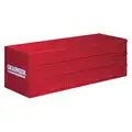 Steel Drawer Bin Cabinet, 33-3/4" W x 11-3/4" D x 11" H, 18 Drawers, Red