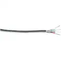 Carol Shielded Communication Cable, 1000 ft. Length, Gray Jacket Color, Conductors: 4 (0 Pair)