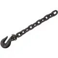 20 ft. Grade 80 Straight Chain, 3/8" Trade Size, 7100 lb. Working Load Limit, For Lifting: No