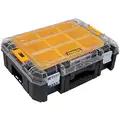 Plastic Portable Stackable Tool Box, 5" Overall Height, 13" Overall Width, 4-1/2" Overall Depth