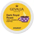 Coffee K-Cup: Caffeinated, Dark Royal, Pod, 0.35 oz Pack Wt, 8.3 oz Net Wt, Dark, 24 PK
