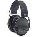 MSA Over-the-Head Electronic Ear Muffs, 19 dB Noise Reduction Rating NRR, Dielectric Yes, Black