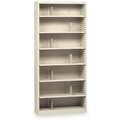38" x 12" x 84" Stationary Bookcase with 6 Shelves, Champ/Putty