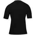 Propper T-Shirt, 60% Cotton/40% Polyester, Black, Pullover, Fits Chest Size 50" to 52 in