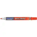 Dykem Permanent Paint Marker, Paint-Based, Oranges Color Family, Medium Tip, 1 EA