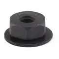M4-0.70 Hex Nut with Free Spinning Washer; 12 mm dia., 9 mm Hex Size