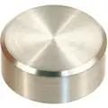 Round, Standoff Cap, 18-8 Stainless Steel, Brushed, 5/16"-18 Stud Thread Size