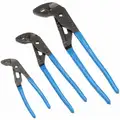 Channellock V-Jaw Self-Adjusting Tongue and Groove Plier Sets, Dipped Handle