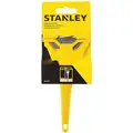 Stanley Window Scraper: 2 7/16 in Blade Wd, Carbon Steel, 3/4 in Blade Lg, Utility, Plastic, Yellow