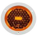 Truck-Lite 44223Y Super 44 LED, Round Front, Park, Turn Light with Fit 'N Forget S.S. Connection