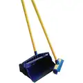 Novus Products 37" Lobby Broom and Dust Pan with Synthetic, Blue Bristles