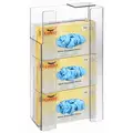 Zing Universal Glove Dispenser, Clear, Recycled PETG, Holds: (3) Boxes, 16" Width
