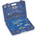45-Piece High Speed Steel Tap and Die Set with 1/4" to 1" Size Range