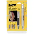 Dewalt Magnetic Drive Guide Set: Magnetic Drive Guide Set, 7 No. of Pieces, 1/4 in Hex Shank Size