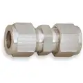 Union: 316 Stainless Steel, Compression x Compression, For 1/4 in x 1/4 in Tube OD