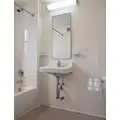 Theftproof, Channel Framed 36"H x 18"W Washroom Mirror