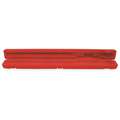 Tool Case, Red, Plastic, 46 3/4" Overall Width, 3 3/4" Overall Height