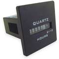 Trumeter Hour Meter, 120 to 240VAC Operating Voltage, Number of Digits: 6, Square Bezel Face Shape
