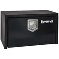 Buyers Products 1702105 Single Lid, Steel Underbody Truck Box; 18 in. D x 18 in. H x 36 in. W, Black