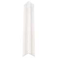 Corner Guard, Polycarbonate, 96" Height, 1-1/8" Width, 0.075" Thickness, Clear