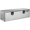 Buyers Products 1705115 Double Lid, Aluminum Underbody Truck Box; 18 in. D x 18 in. H x 60 in. W, Silver