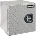 Buyers Products 1705203 Single Lid, Aluminum Underbody Truck Box; 18 in. D x 18 in. H x 30 in. W, Silver