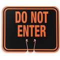 Cone Sign, Do Not Enter,13X11"