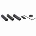 ALC Siphon-Feed Steel Abrasive Blast Nozzle Kit for Blasting Gun, Includes 3 Nozzles, Airjet, Wrench