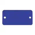 C.H. Hanson Aluminum Blank Tags; 2" H x 4" W, Blue