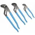 Channellock Straight Jaw Self-Adjusting Tongue and Groove Plier Sets, Dipped Handle