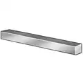 Key Stock: Oversized, Carbon Steel, Zinc Clear Finish, 12 in Lg, 4 mm Wd, 4 mm Ht