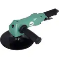 Speedaire Air Polisher/Buffer: 7 in Pad Size, 5/8"-11 Spindle Size, 2,500 RPM Free Speed, 1/4 in NPT