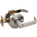 Door Lever Lockset, Mechanical, Heavy Duty, Different, Satin Chrome, 2 3/4" Backset