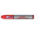 Ch Hanson Lumber Crayon: Red, Concrete/Metal/Wood, Up to 300&deg; F, Large Marking Tool Tip Size Group, Hex, 12 PK