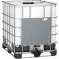 IBC Tote: 39 1/4 in x 45 1/2 in x 47 1/4 in, GC275, 2 in Drain, Steel Wire, Male