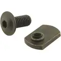 FBHSCS and T-Nut: 15 Series, 5/16" -18 Fastener Thread Size, For 0.4" Slot Width, 15 PK