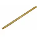 Rubbermaid Handle: 60 in Broom Handle L, Acme Thread, Natural Wood, Wood