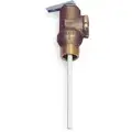 Temperature and Pressure Relief Valve, 100,000 BtuH, 150 psi, 4" Thermostat Length