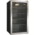 Danby Beverage Center, Residential, Black, 17 7/8" Overall Width, 3.1 cu ft. Refrigerator Capacity