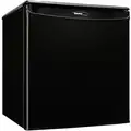 Danby Refrigerator, Residential, Black, 17 5/8" Overall Width, 1.7 cu ft. Refrigerator Capacity